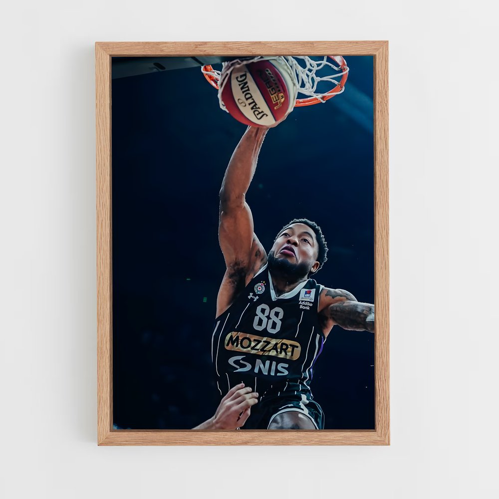 Poster Dunk de Tasmania – affiche Basketball (vue 4)